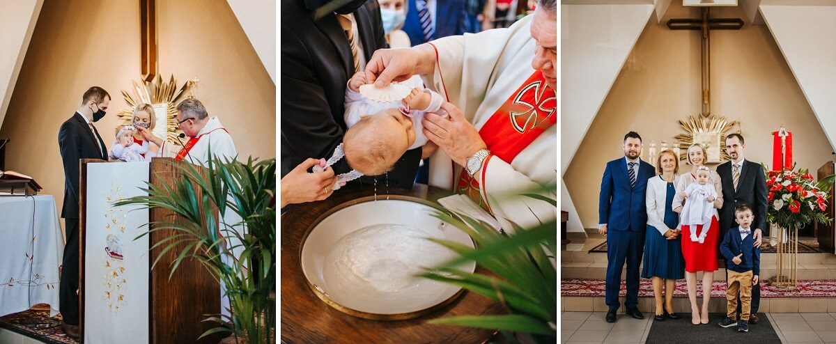 zdjęcia chrztu w kościele - fotograf na chrzciny Warszawa